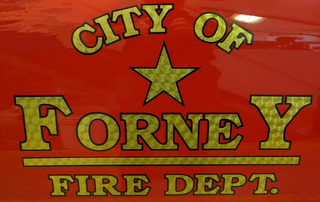 CITY OF FORNEY FIRE DEPT. logo
