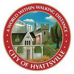 CITY OF HYATTSVILLE A WORLD WITHIN WALKING DISTANCE logo