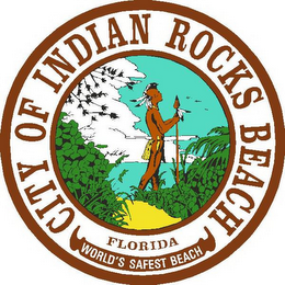 CITY OF INDIAN ROCKS BEACH FLORIDA WORLD'S SAFEST BEACH logo