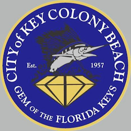 CITY OF KEY COLONY BEACH GEM OF THE FLORIDA KEYS EST. 1957 logo