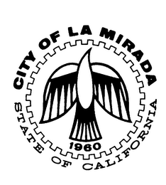 CITY OF LA MIRADA SATE OF CALIFORNIA 1960 logo