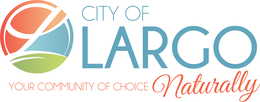 CITY OF LARGO YOUR COMMUNITY OF CHOICE NATURALLY logo