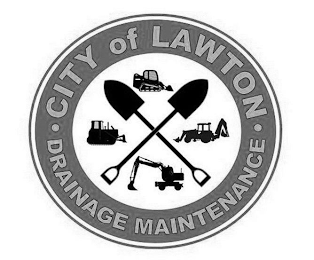 CITY OF LAWTON · DRAINAGE MAINTENANCE · logo