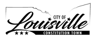 CITY OF LOUISVILLE CONSTITUTION TOWN logo