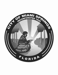 CITY OF MIAMI SPRINGS INCORPORATED 1926 FLORIDA logo