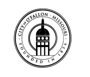 CITY OF O'FALLON MISSOURI FOUNDED IN 1856 logo