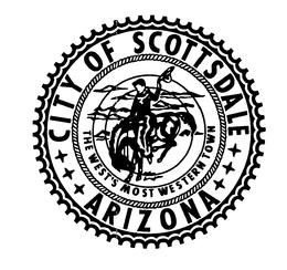 CITY OF SCOTTSDALE ARIZONA THE WEST'S MOST WESTERN TOWN logo