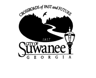 CITY OF SUWANEE GEORGIA CROSSROADS OF PAST AND FUTURE logo