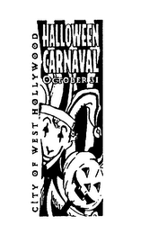 CITY OF WEST HOLLYWOOD HALLOWEEN CARNAVAL OCTOBER 31 logo