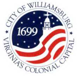 CITY OF WILLIAMSBURG VIRGINIA'S COLONIAL CAPITAL 1699 logo