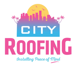 CITY ROOFING INSTALLING PEACE OF MIND logo