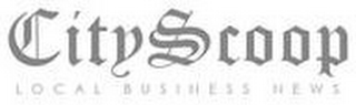 CITY SCOOP LOCAL BUSINESS NEWS logo