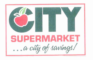 CITY SUPERMARKET ...A CITY OF SAVINGS! logo