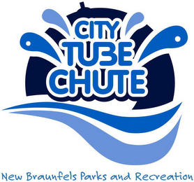 CITY TUBE CHUTE NEW BRAUNFELS PARKS AND RECREATION logo