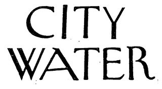 CITY WATER logo