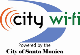 CITY WI-FI POWERED BY THE CITY OF SANTA MONICA logo
