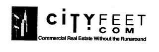 CITYFEET.COM COMMERCIAL REAL ESTATE WITHOUT THE RUNAROUND logo