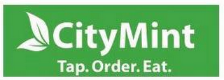 CITYMINT TAP. ORDER. EAT. logo
