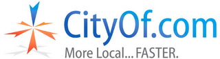 CITYOF.COM ... MORE LOCAL FASTER. logo