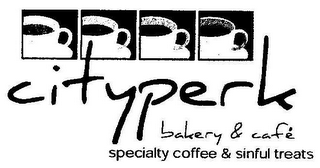 CITYPERK BAKERY & CAFE' SPECIALTY COFFEE & SINFUL TREATS logo