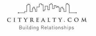 CITYREALTY.COM BUILDING RELATIONSHIPS logo
