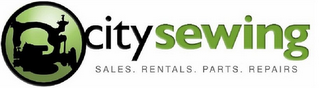 CITYSEWING SALES. RENTALS. PARTS. REPAIRS logo