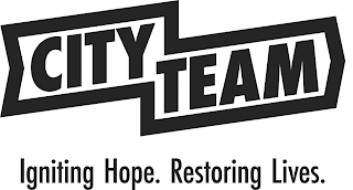 CITYTEAM IGNITING HOPE. RESTORING LIVES. logo