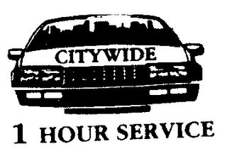CITYWIDE 1 HOUR SERVICE logo