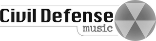 CIVIL DEFENSE MUSIC logo
