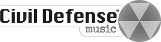 CIVIL DEFENSE MUSIC BT logo
