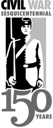 CIVIL WAR SESQUICENTENNIAL 150 YEARS logo