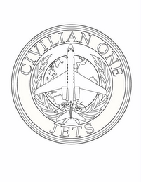 CIVILIAN ONE JETS VOLATE TUTE logo