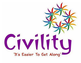 CIVILITY "IT'S EASIER TO GET ALONG" logo