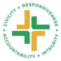 CIVILITY · RESPONSIVENESS · ACCOUNTABILITY · INTEGRITY logo