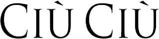 CIÙ CIÙ logo