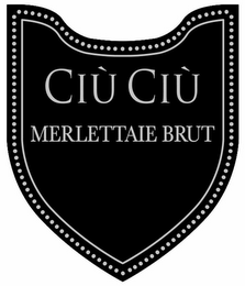 CIÙ CIÙ MERLETTAIE BRUT logo