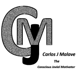 CJM CARLOS J MALAVE THE CONSCIOUS JOVIAL MOTIVATOR logo
