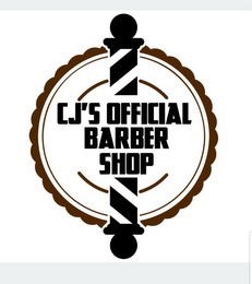 CJ'S OFFICIAL BARBERSHOP logo