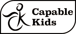 CK CAPABLE KIDS logo