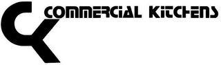 CK COMMERCIAL KITCHENS logo
