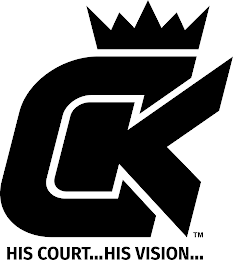 CK HIS COURT... HIS VISION... logo