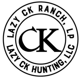 CK LAZY CK RANCH, LP LAZY CK HUNTING, LLC logo