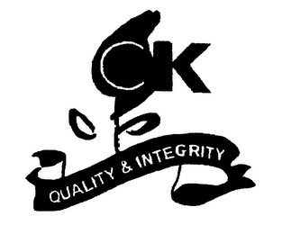 CK QUALITY & INTEGRITY logo