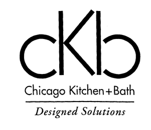 CKB CHICAGO KITCHEN + BATH DESIGNED SOLUTIONS logo