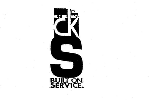 CKS BUILT ON SERVICE. logo