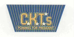 CKT'S POMMES FOR PRESIDENT logo