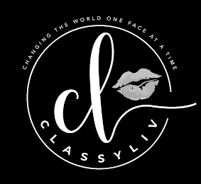 CL CLASSYLIV CHANGING THE WORLD ONE FACE AT A TIME logo