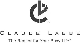 CL CLAUDE LABBE THE REALTOR FOR YOUR BUSY LIFE logo