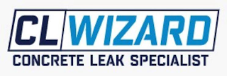 CL CONCRETE LEAK SPECIALIST WIZARD logo