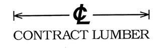 CL CONTRACT LUMBER logo